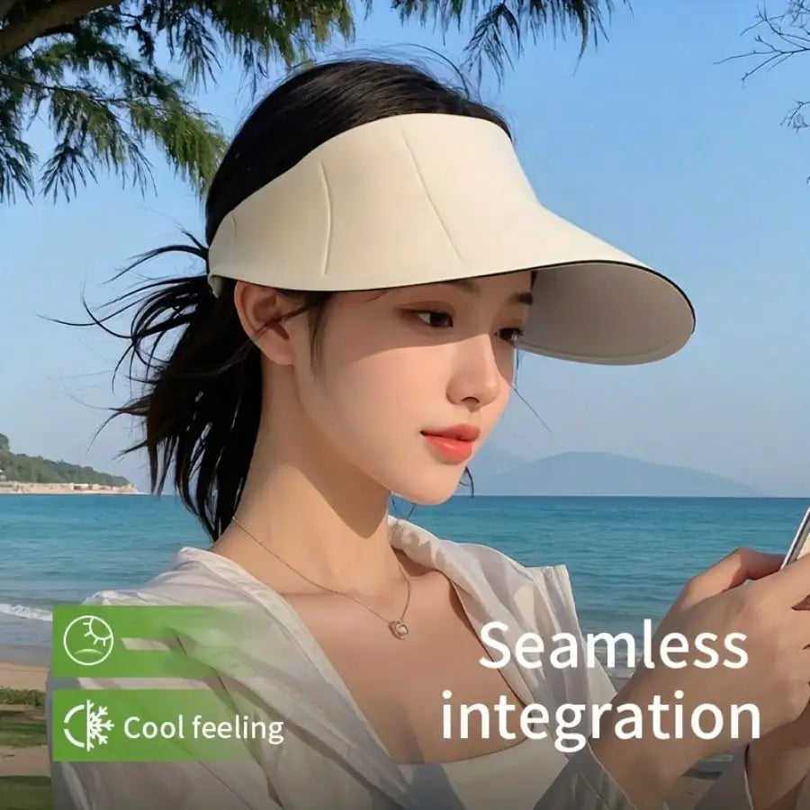 Women's UPF 50+ Sun Hat, Foldable Wide Brim UV Protection, Portable Beach Outdoor Travel Cap, Summer Holiday Gift