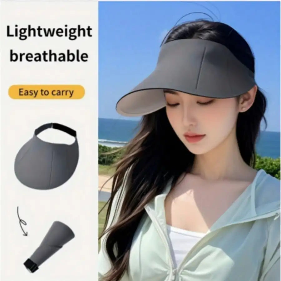 Women's UPF 50+ Sun Hat, Foldable Wide Brim UV Protection, Portable Beach Outdoor Travel Cap, Summer Holiday Gift